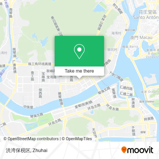 洪湾保税区 map