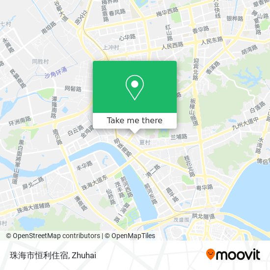 珠海市恒利住宿 map