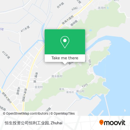 恒生投资公司恒利工业园 map