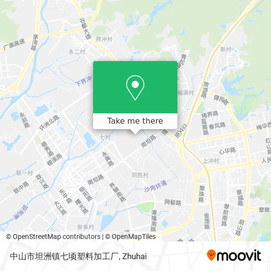 中山市坦洲镇七顷塑料加工厂 map