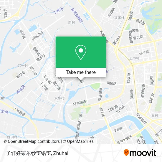 子轩好家乐纱窗铝窗 map