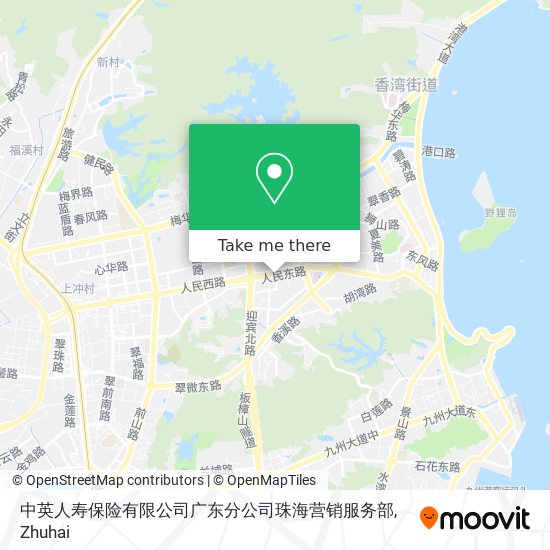 中英人寿保险有限公司广东分公司珠海营销服务部 map
