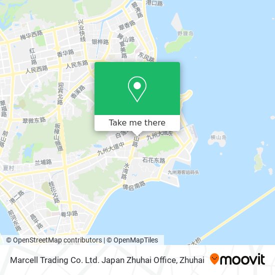 Marcell Trading Co. Ltd. Japan Zhuhai Office map