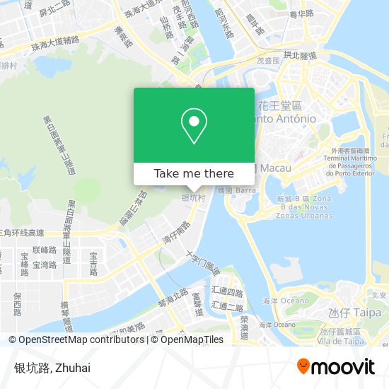 银坑路 map