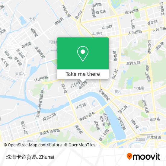 珠海卡帝贸易 map