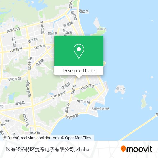 珠海经济特区捷帝电子有限公司 map