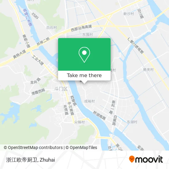 浙江欧帝厨卫 map