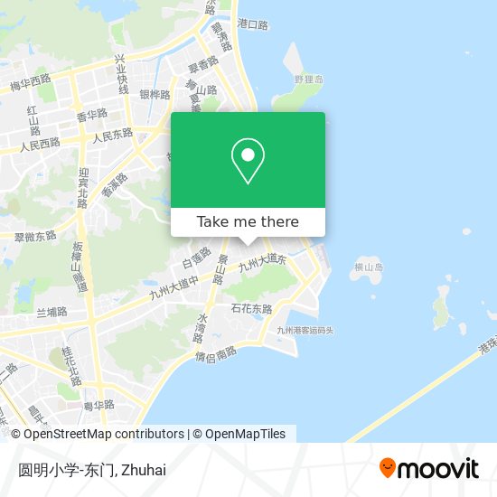 圆明小学-东门 map