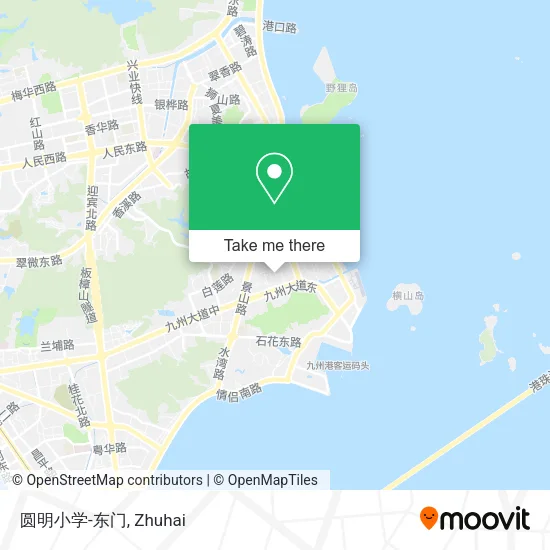 圆明小学-东门 map