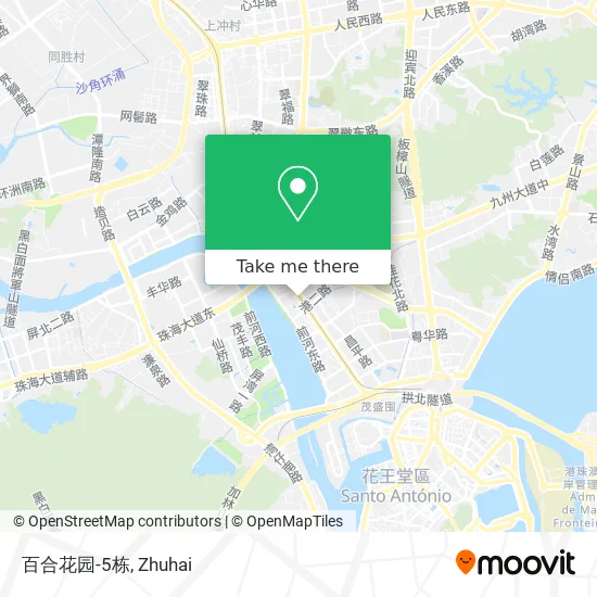 百合花园-5栋 map