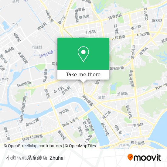 小斑马韩系童装店 map