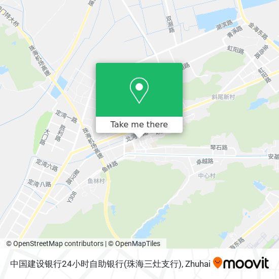 中国建设银行24小时自助银行(珠海三灶支行) map