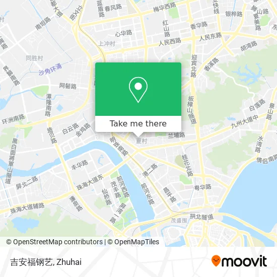 吉安福钢艺 map
