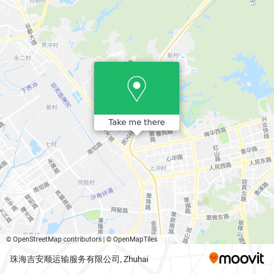 珠海吉安顺运输服务有限公司 map