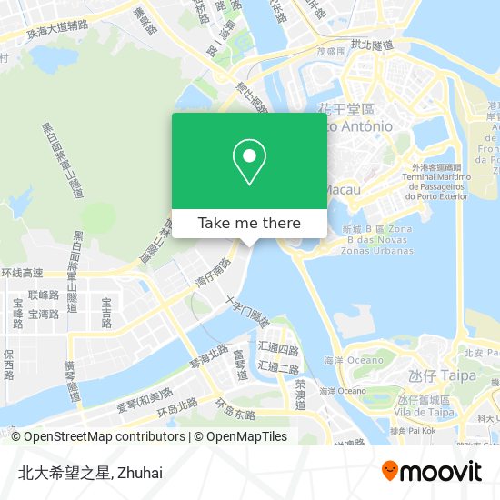 北大希望之星 map