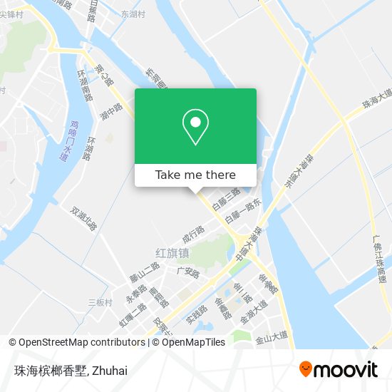 珠海槟榔香墅 map