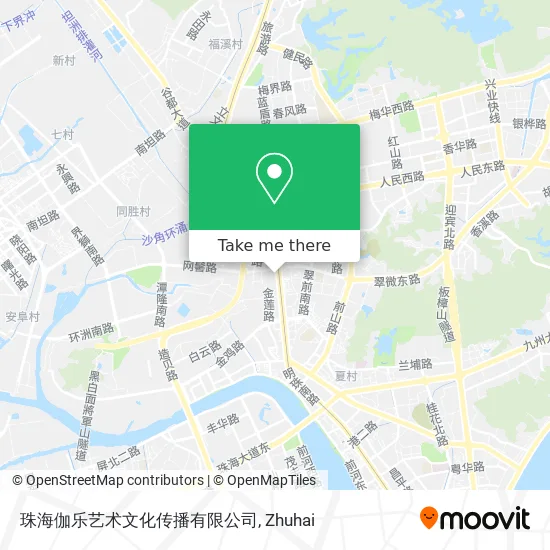 珠海伽乐艺术文化传播有限公司 map