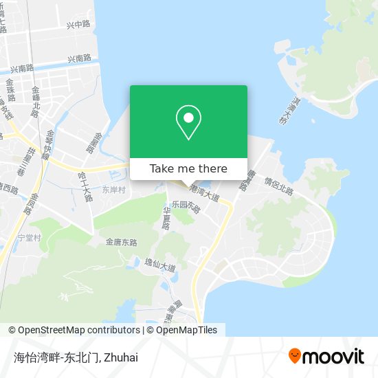 海怡湾畔-东北门 map