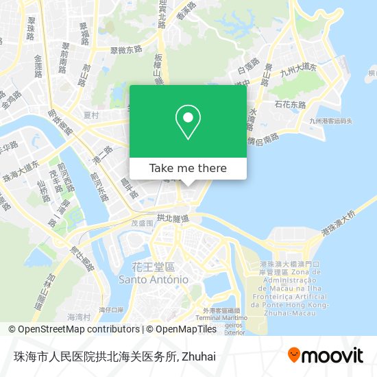 珠海市人民医院拱北海关医务所 map