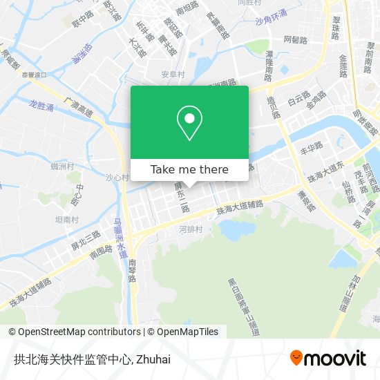 拱北海关快件监管中心 map
