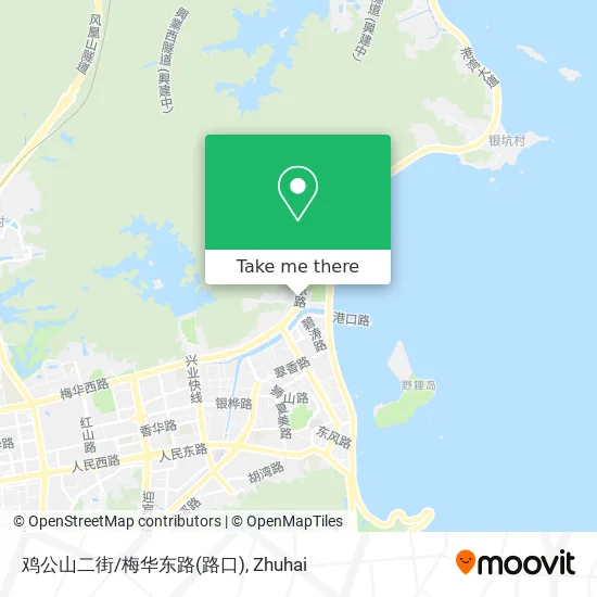 鸡公山二街/梅华东路(路口) map