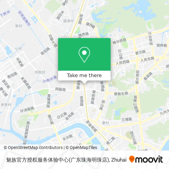 魅族官方授权服务体验中心(广东珠海明珠店) map