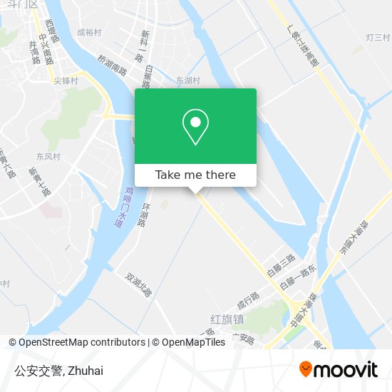 公安交警 map