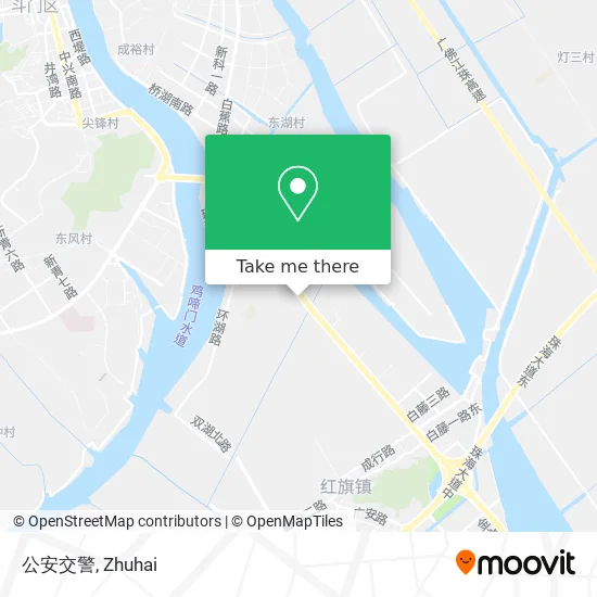 公安交警 map