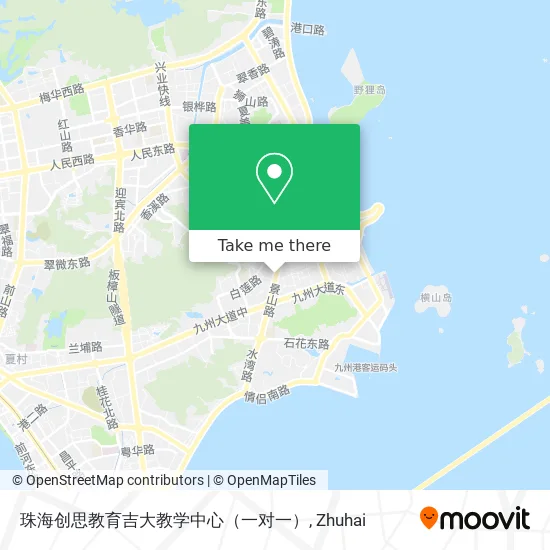 珠海创思教育吉大教学中心（一对一） map