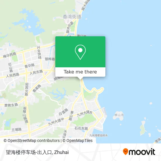 望海楼停车场-出入口 map