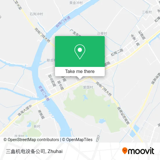 三鑫机电设备公司 map