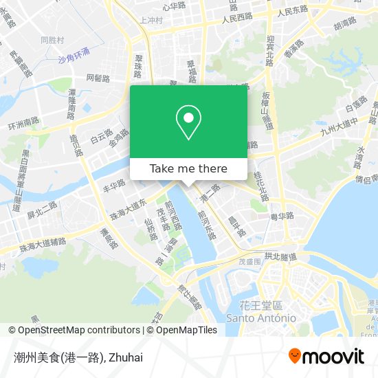 潮州美食(港一路) map