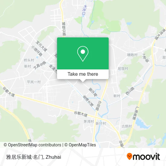 雅居乐新城·名门 map