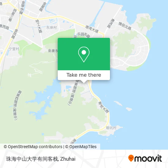 珠海中山大学有间客栈 map