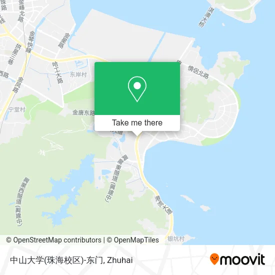 中山大学(珠海校区)-东门 map