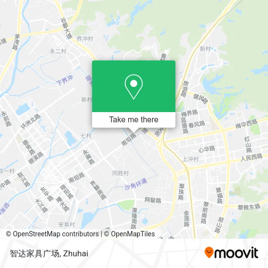 智达家具广场 map