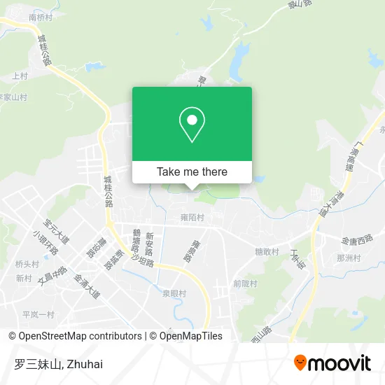 罗三妹山 map