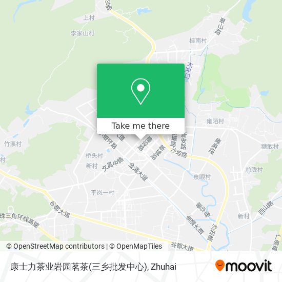 康士力茶业岩园茗茶(三乡批发中心) map