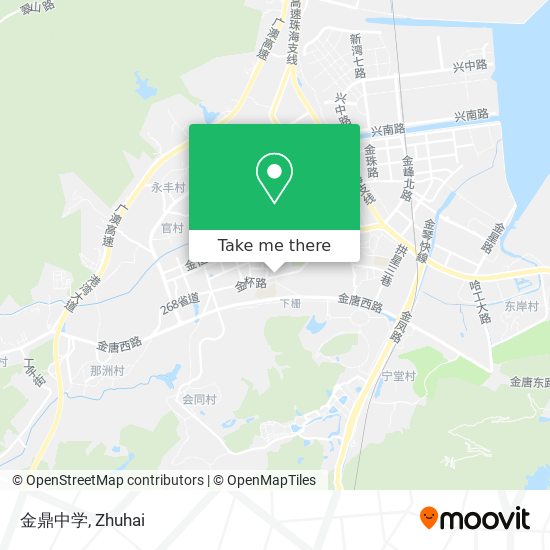 金鼎中学 map