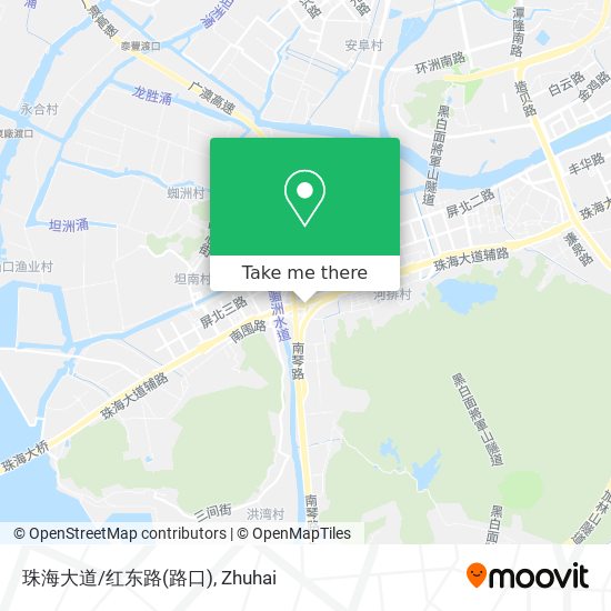 珠海大道/红东路(路口) map