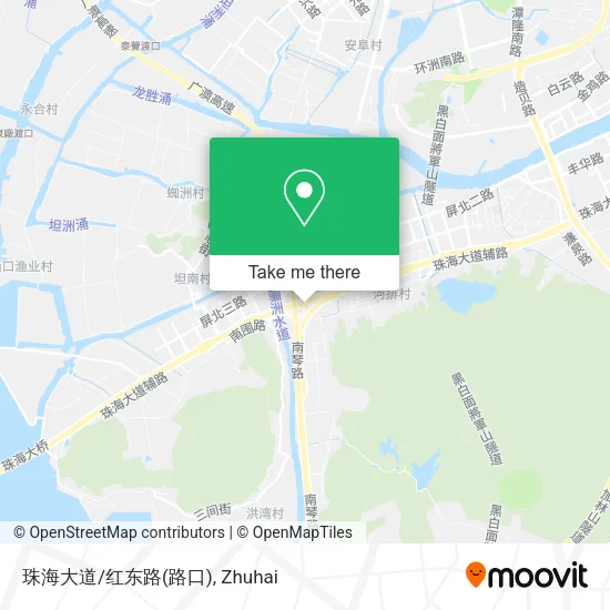 珠海大道/红东路(路口) map