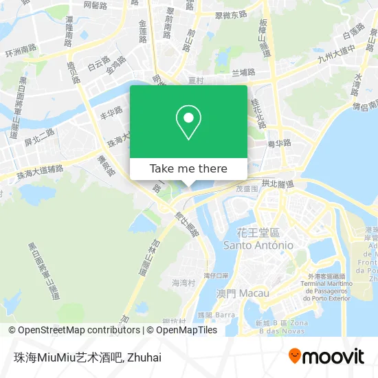 珠海MiuMiu艺术酒吧 map