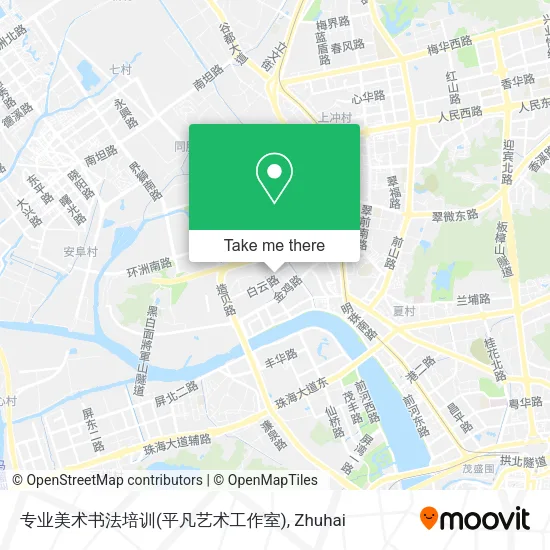 专业美术书法培训(平凡艺术工作室) map