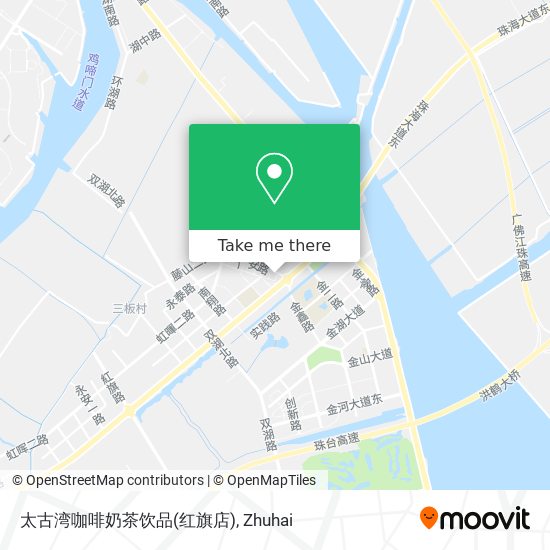 太古湾咖啡奶茶饮品(红旗店) map