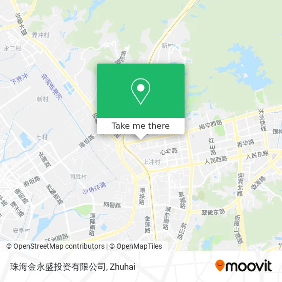 珠海金永盛投资有限公司 map
