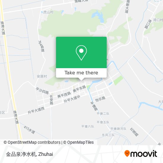金品泉净水机 map
