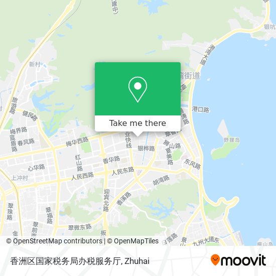 香洲区国家税务局办税服务厅 map