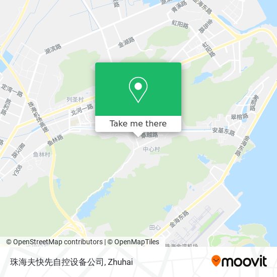 珠海夫快先自控设备公司 map