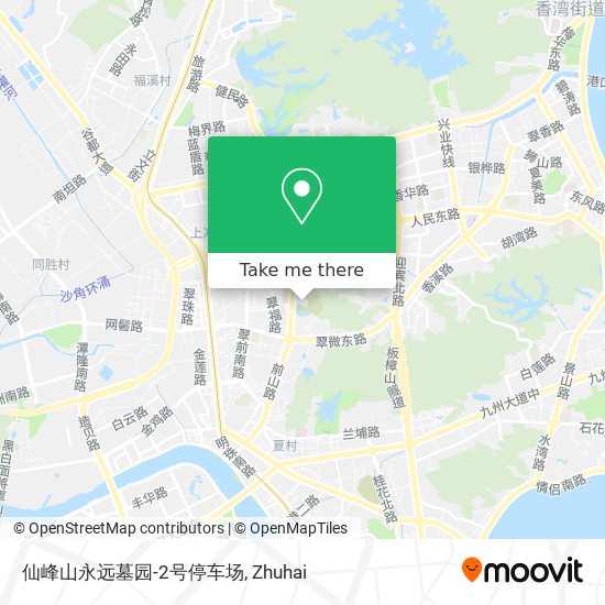 仙峰山永远墓园-2号停车场 map