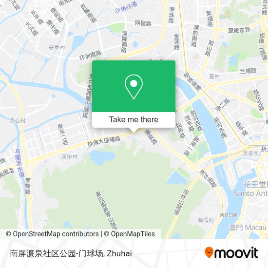 南屏濂泉社区公园-门球场 map